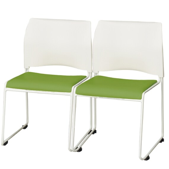 ミーティングチェア(ライト WH/NV) 8枚目画像