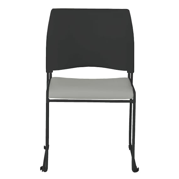 ミーティングチェア(ライト BK/GY) 2枚目画像