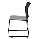 ミーティングチェア(ライト BK/GY) 3枚目画像