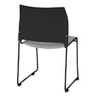 ミーティングチェア(ライト BK/GY) 4枚目画像