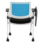 【在庫限り】ミーティングチェア(X-16W テーブル・肘付き WH/BL) 7枚目画像