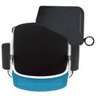 【在庫限り】ミーティングチェア(X-16W テーブル・肘付き WH/BL) 9枚目画像