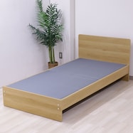 木製シングルベッドフレーム(TM366 布団用 引出し無し/有り)