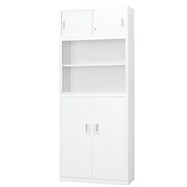 スチール書庫(上引違い・中オープン・下両開き A4 W880)
