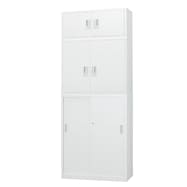 スチール書庫(上・中両開き・下引違い A4 W880)