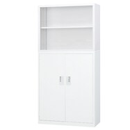 スチール書庫(上オープン・下両開き A4 W880)