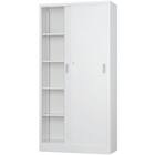 スチール書庫(TS-36S 引違い戸 浅型 WH) 3枚目画像
