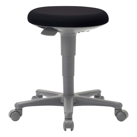 昇降チェア(OA-200 布 BK キャスター付き) 1枚目画像