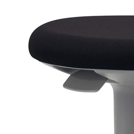 昇降チェア(OA-200 布 BK キャスター付き) 3枚目画像