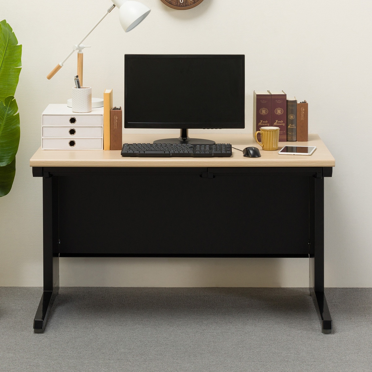 平机(MDC127 OAK/BK) | ニトリネット【公式】 家具・インテリア通販