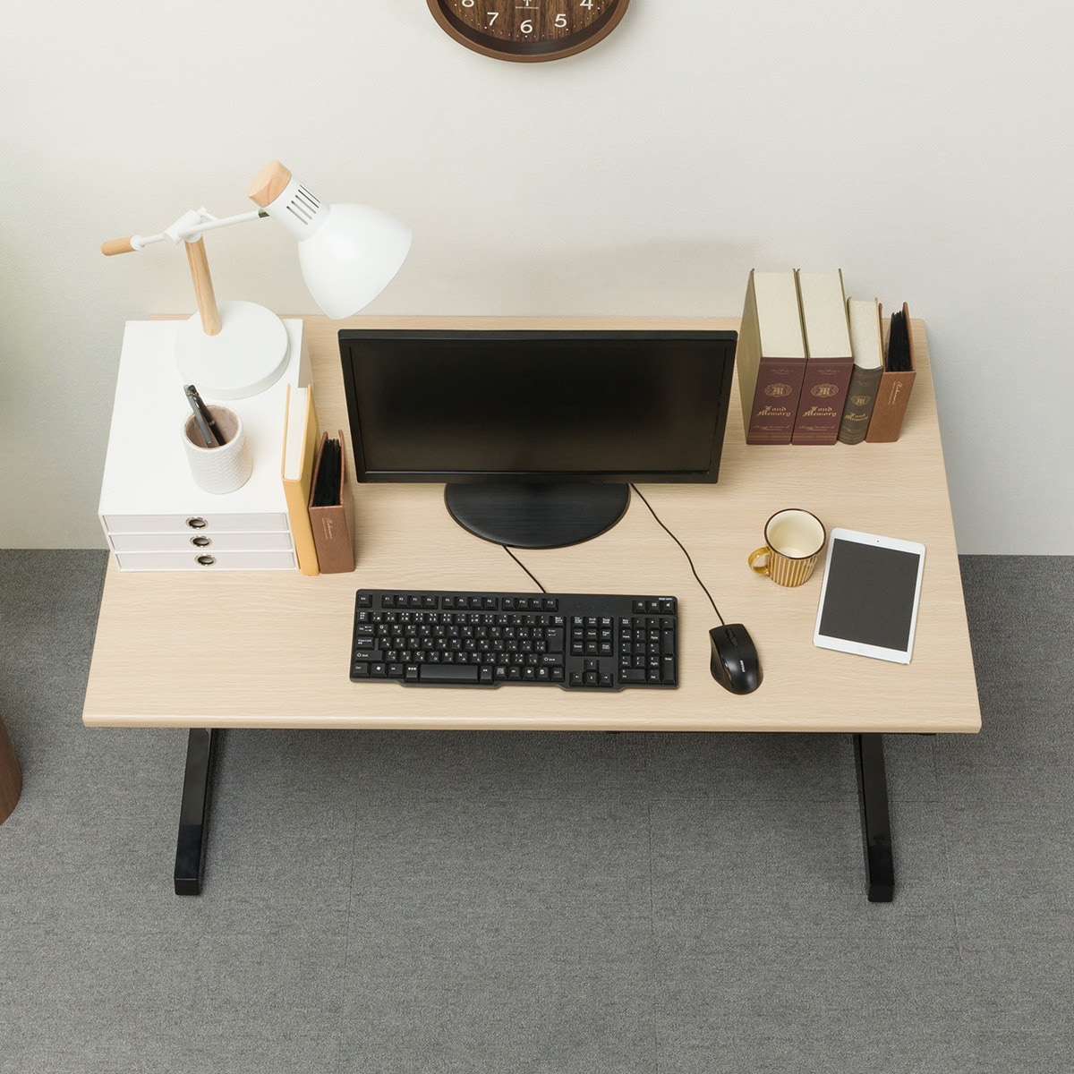 平机(MDC127 OAK/BK) | ニトリネット【公式】 家具・インテリア通販