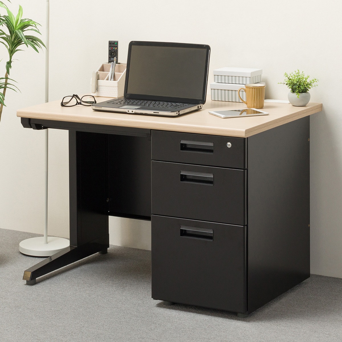 片袖机(MDB107 OAK/BK) | ニトリネット【公式】 家具・インテリア通販