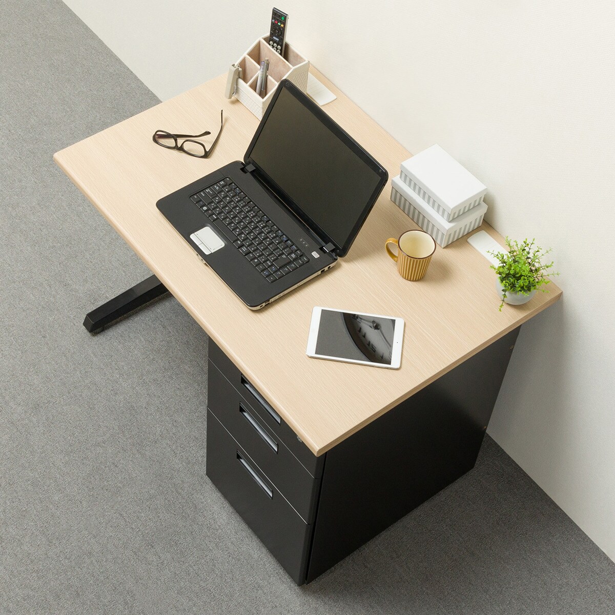 片袖机(MDB107 OAK/BK) | ニトリネット【公式】 家具・インテリア通販