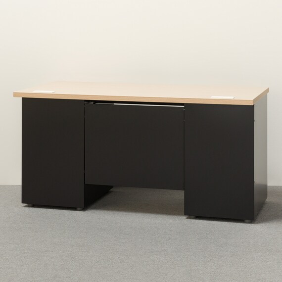 両袖机(MDA147 OAK/BK) | ニトリネット【公式】 家具・インテリア通販