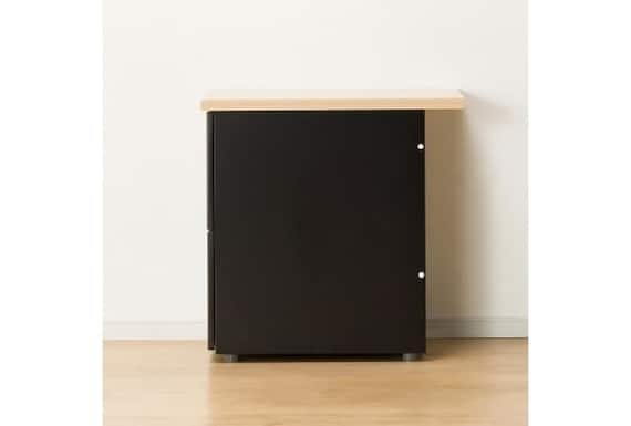 ワキヅクエ2ダン GD-02 OAK/BK 5枚目画像