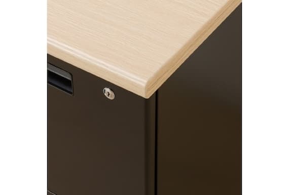 ワキヅクエ2ダン GD-02 OAK/BK 8枚目画像