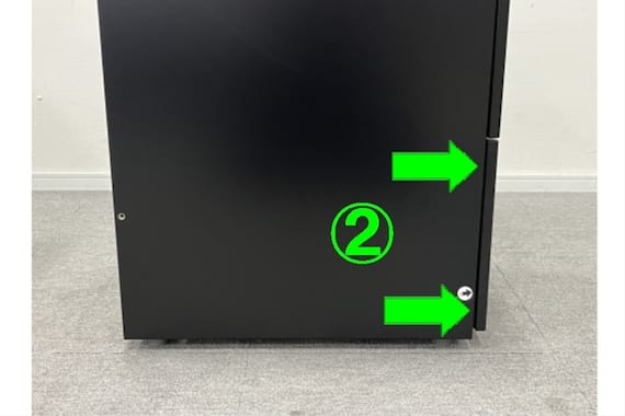 ワキヅクエ2ダン GD-02 OAK/BK 21枚目画像