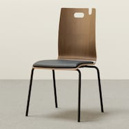 スチール脚チェア(NアビスCIBK GT-B ブラック脚)