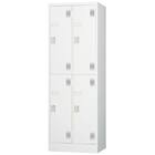 4人用スチールロッカー(2段 TLK-D4SN ダイヤル錠) 1枚目画像