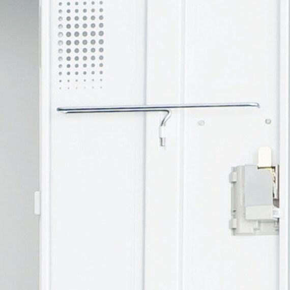 4人用スチールロッカー(2段 TLK-D4SN ダイヤル錠) 5枚目画像