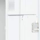 4人用スチールロッカー(2段 TLK-D4SN ダイヤル錠) 5枚目画像