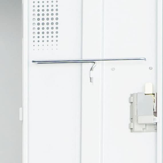 4人用スチールロッカー(2段 TLK-D4SN ダイヤル錠) 5枚目画像