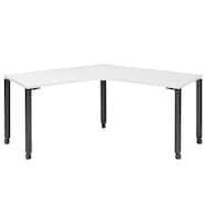 ブーメラン型テーブル(NTS-120LC キャスター付き ブラック脚)