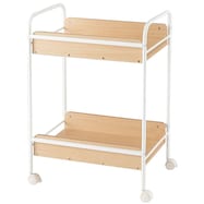 脱衣ワゴン(YS-207 NA 木製カゴ)