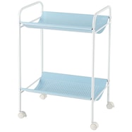 脱衣ワゴン(11-209MH BL スチールカゴ)