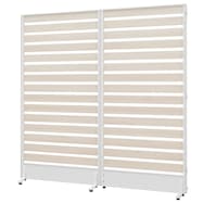 2連ラダーパーテーション(PR0918 WH)