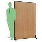 木目調パーテーション 3台セット(PW1218 BK/NW) 3枚目画像