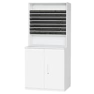 医療用収納(上調剤トレー V930-10YT・下両開き戸 V945-09H 幅90cm)