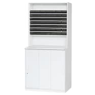 医療用収納(上調剤トレー V930-10YT・下3枚引違い戸 V945-09TS 幅90cm)