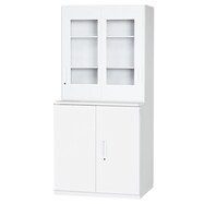 医療用収納(窓付き引違い戸 V930-10SG・下両開き戸 V945-09H 幅90cm)
