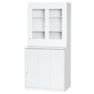 医療用収納(窓付き引違い戸 V930-10SG・下3枚引違い戸 幅90cm)