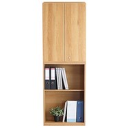 木製キャビネット(NT書庫 上両開き戸・下オープン)