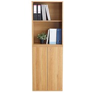 木製キャビネット(NT書庫 上オープン・上両開き戸)