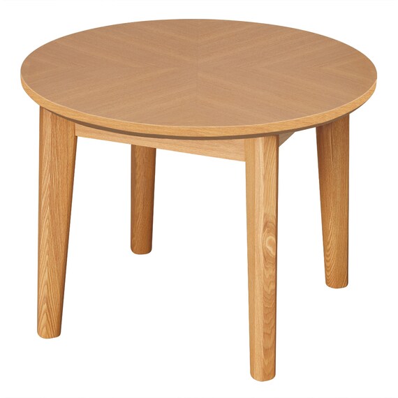 木製円形テーブル(アロウ600 LBR) 2枚目画像