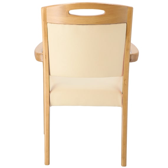 木製チェア(ケイプ2M LBR/IV) 5枚目画像