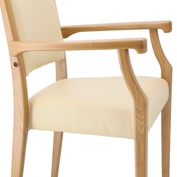 木製チェア(ケイプ2M LBR/IV) 9枚目画像