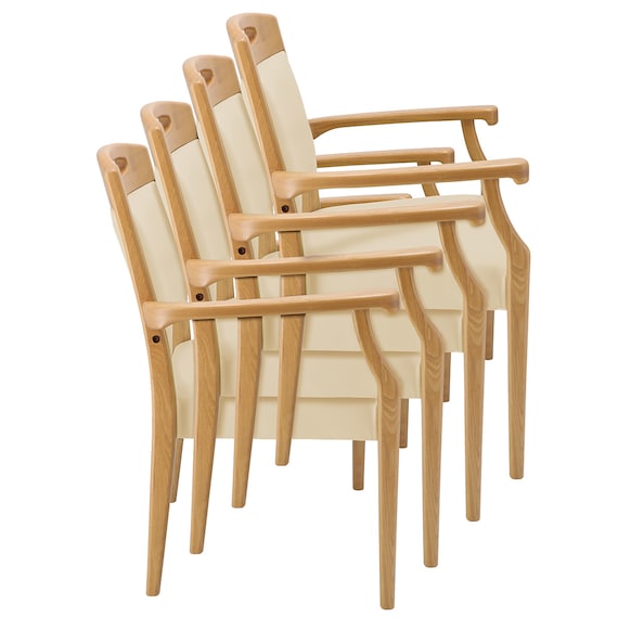 木製チェア(ケイプ2M LBR/IV) 13枚目画像