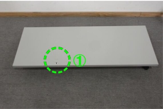 フラップテーブルLCJ-1245 LGY 9枚目画像