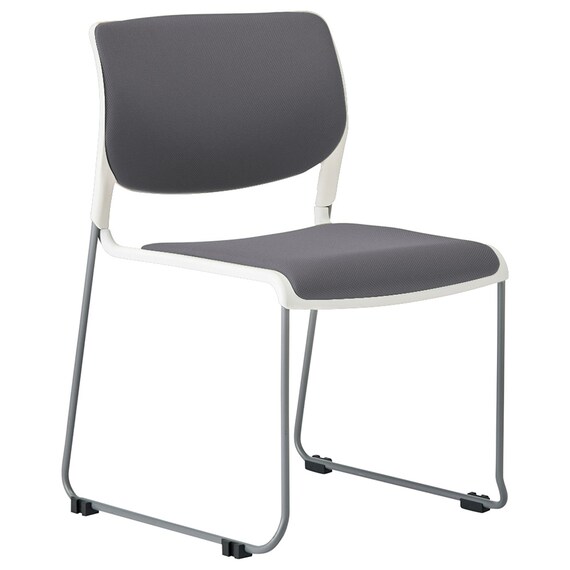 ミーティングチェア(MC183GW-FG3 布 GY) 1枚目画像