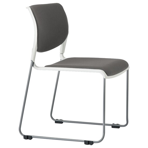 ミーティングチェア(MC183GW-FG3 布 GY) 2枚目画像