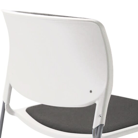 ミーティングチェア(MC183GW-FG3 布 GY) 4枚目画像