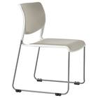 ミーティングチェア(MC183GW-VG1 PVC GY) 1枚目画像