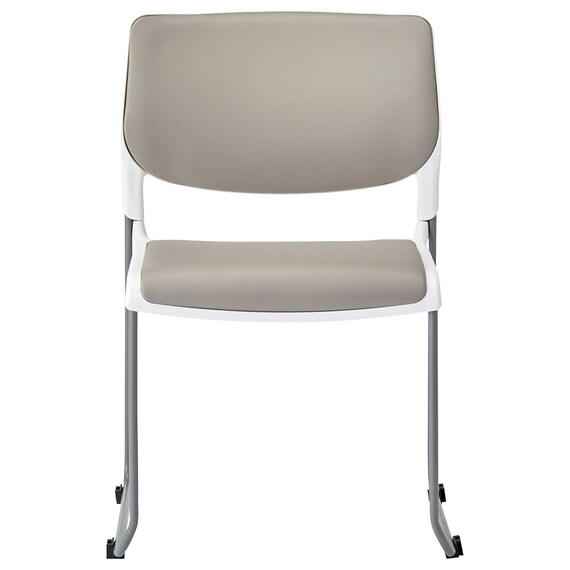 ミーティングチェア(MC183GW-VG1 PVC GY) 2枚目画像