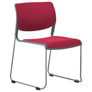 ミーティングチェア(MC183GG-布 樹脂グレー/脚グレー 幅49cm)