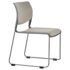 ミーティングチェア(MC183GG-VG1 PVC GY) 1枚目画像