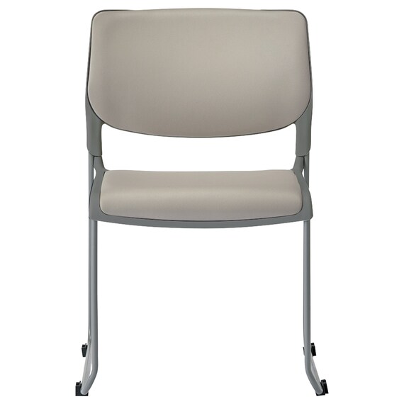 ミーティングチェア(MC183GG-VG1 PVC GY) 2枚目画像